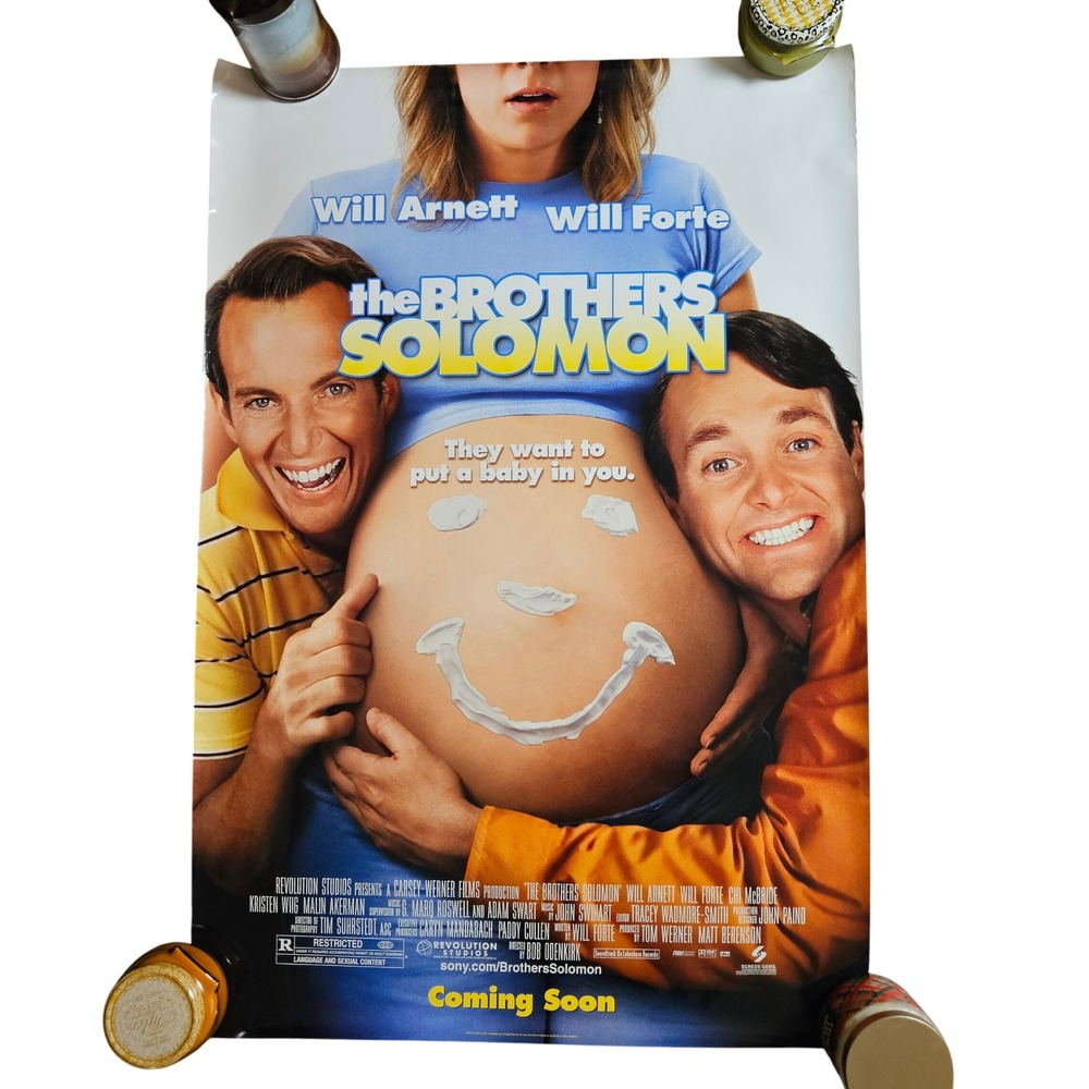 The Brothers Solomon 2007 Original Movie Poster 27x40 Will Arnett Will Forte D/S